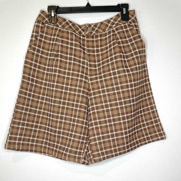 Cider check corset set tank top bustier and shorts size Medium - Picture 7 of 8